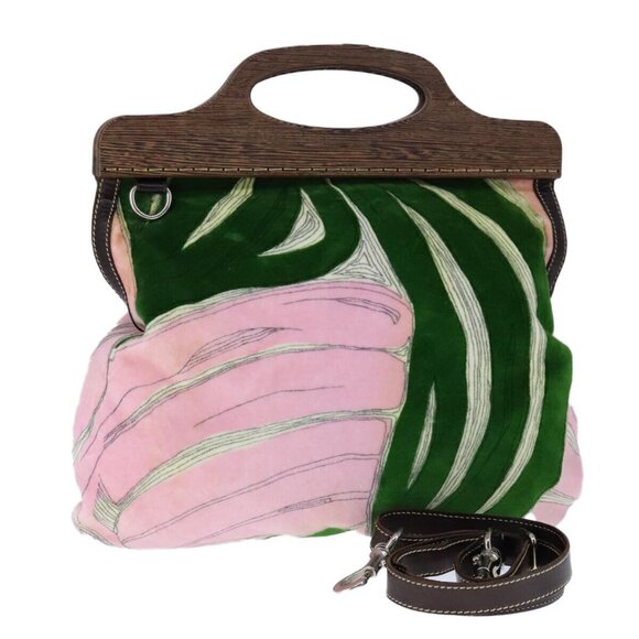 Miu Miu Hand Bag Suede 2way Pink Auth - Picture 2 of 15